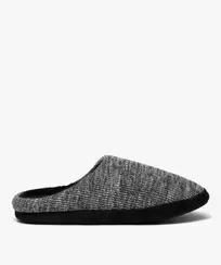 Chaussons homme mules dessus en maille chinée offre à 6,49 Dh sur GÉMO