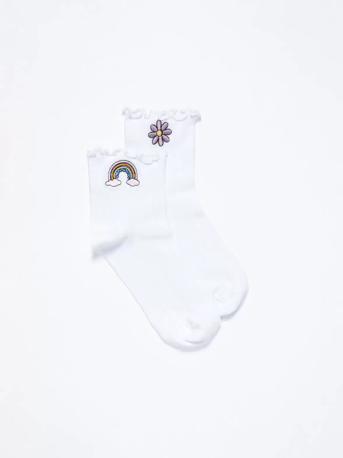 Pack Of 2 Pairs Of Rainbow Socks offre à 69 Dh sur Lefties