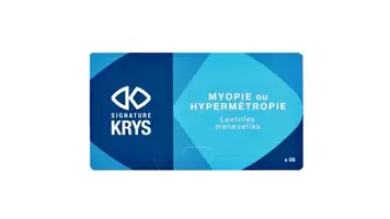 Lentilles de contact Signature Krys Mensuelles Boîte de 6
                  
                  Coopervision Osi offre à 24 Dh sur Krys