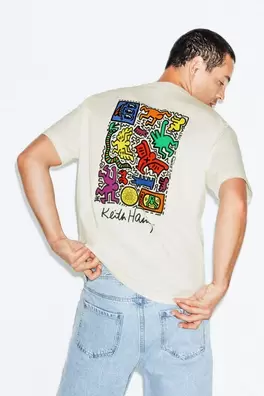 Tee-shirt licence Keith Haring offre à 19,99 Dh sur Jules