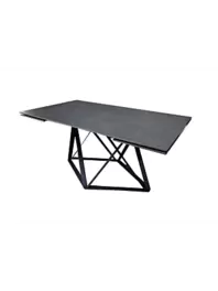 TABLE à MANGER Extensible UNO 160-240cm - Noir offre à 6995 Dh sur KITEA