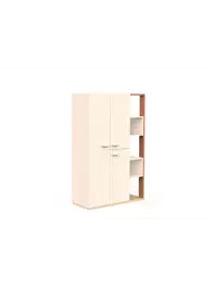 Armoire CAMILLIA 3 Portes Et 5 Niches - Beige offre à 4390 Dh sur KITEA