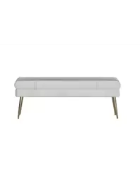 BANC PIED DE LIT LIDYA - Blanc offre à 2290 Dh sur KITEA