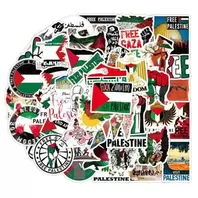 50 stickers de palestine , étiquette de dessin animé, pour valises, étui d'ordinateur portable pour enfants offre à 35 Dh sur Jumia