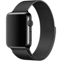 Bracelet Magnétique Noir Boucle Milanaise pour apple watch en Metal Acier inoxydable de LUXE - 44mm offre à 37 Dh sur Jumia