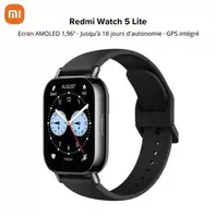 Redmi Watch 5 Lite - Noir - Ecran AMOLED offre à 449 Dh sur Jumia