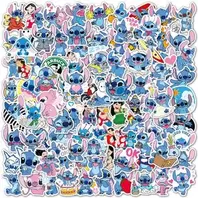 Disney Cartoon Lilo Stitch Stickers Vinyl DIY Phone Car Laptop Kawaii Anime lot\30pcs offre à 31,5 Dh sur Jumia